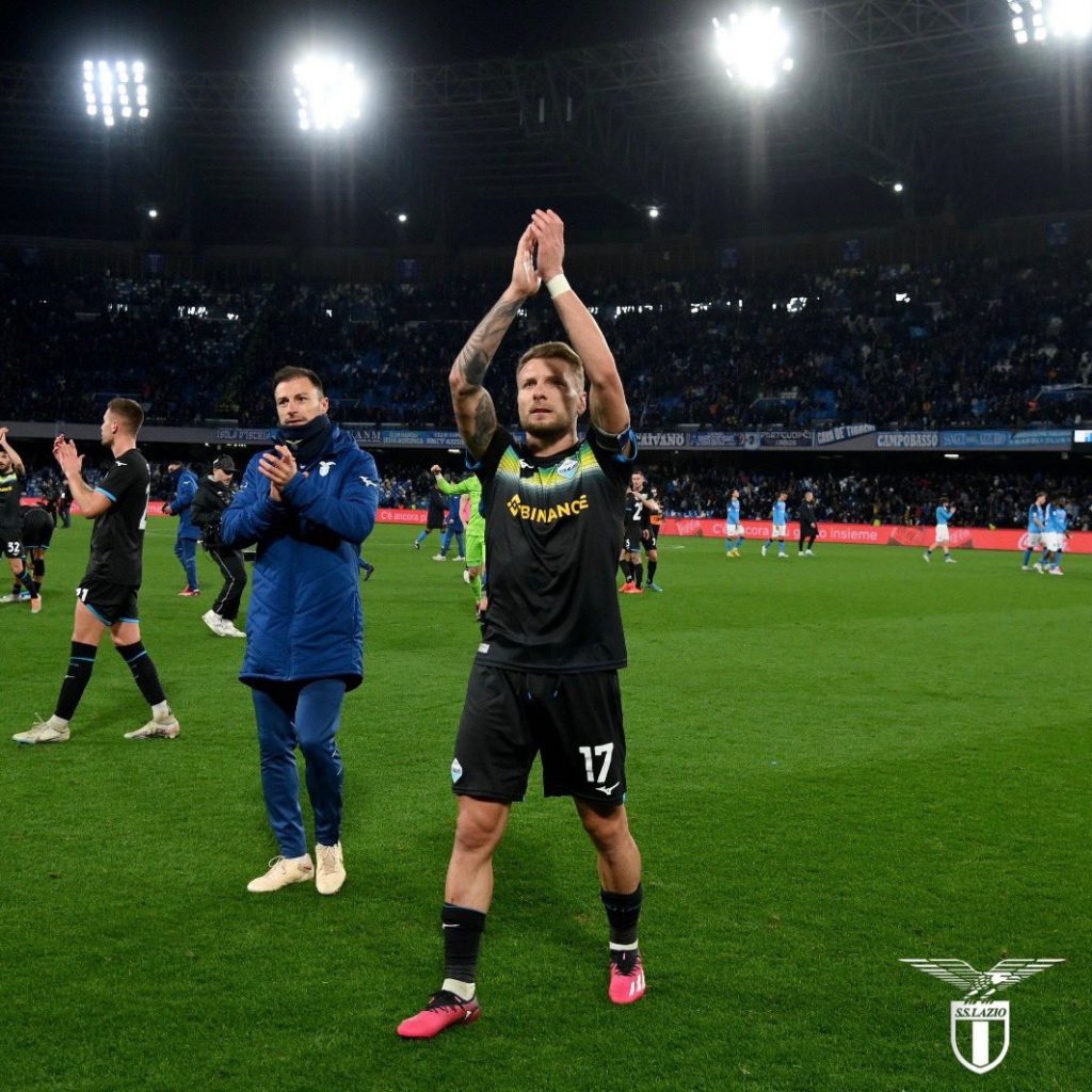 Ciro Immobile Lazio applauso