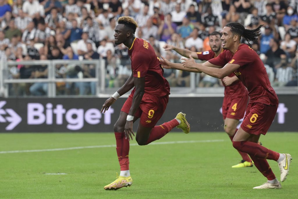 Tammy Abraham Roma celebration