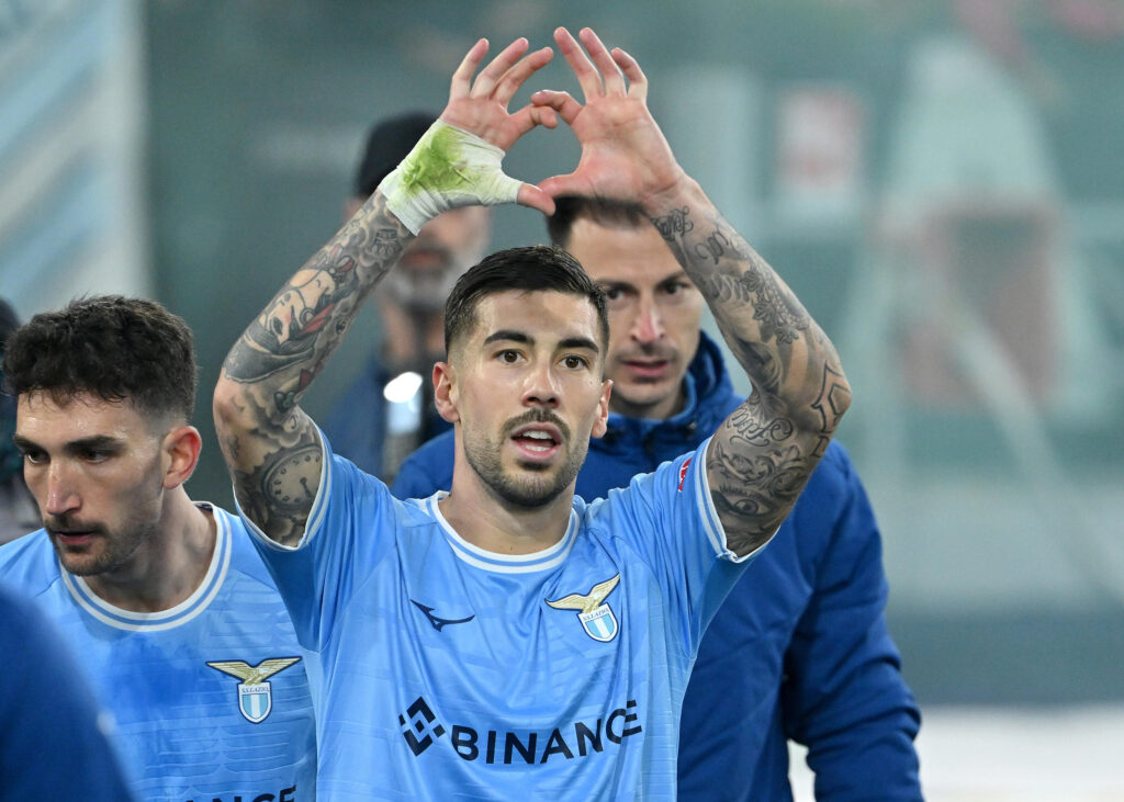 Mattia Zaccagni Lazio celebration 3