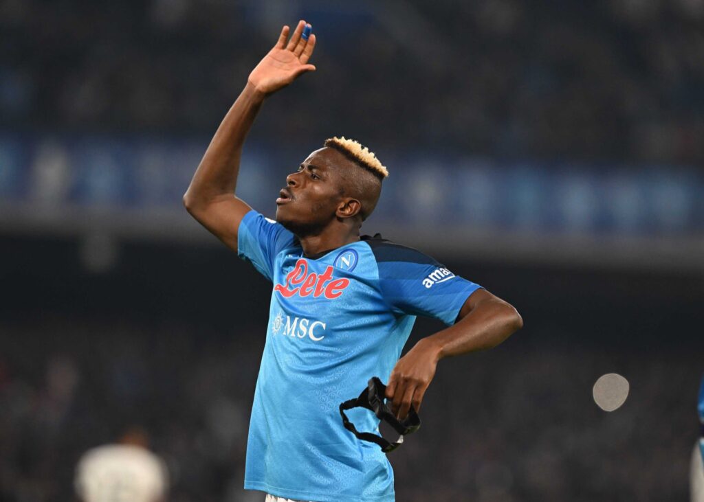 Victor Osimhen NApoli celebration 3