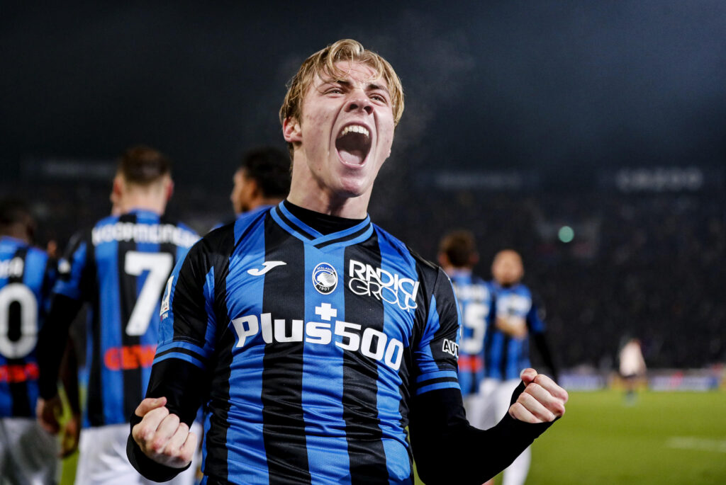 Ramsus Hojlund Atalanta celebration 1