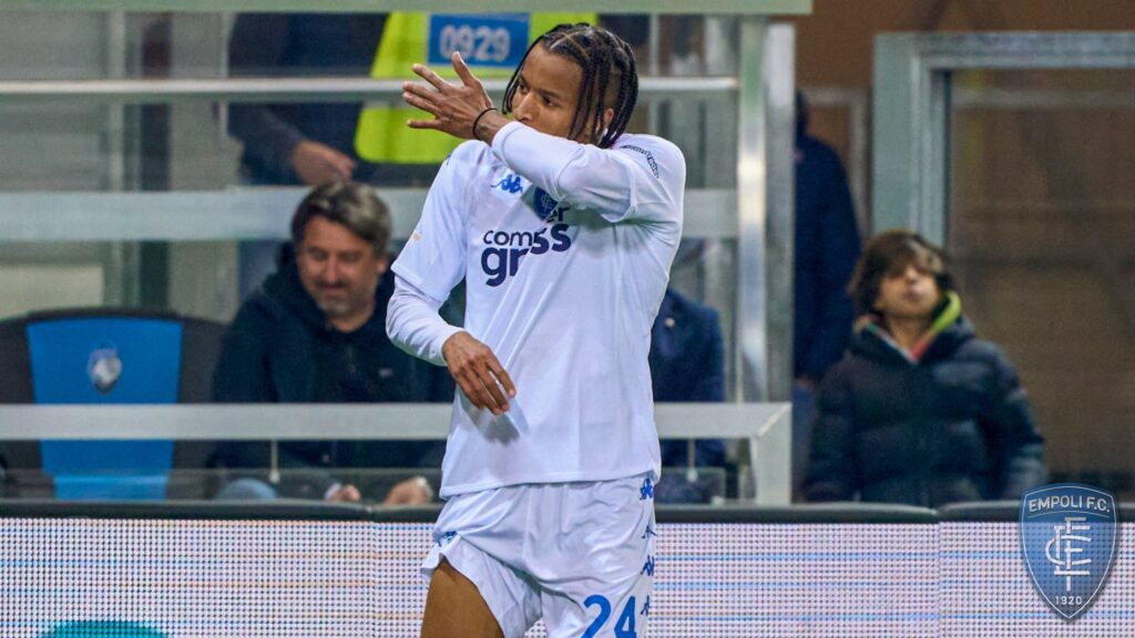 Tyronne Ebuehi Empoli celebration