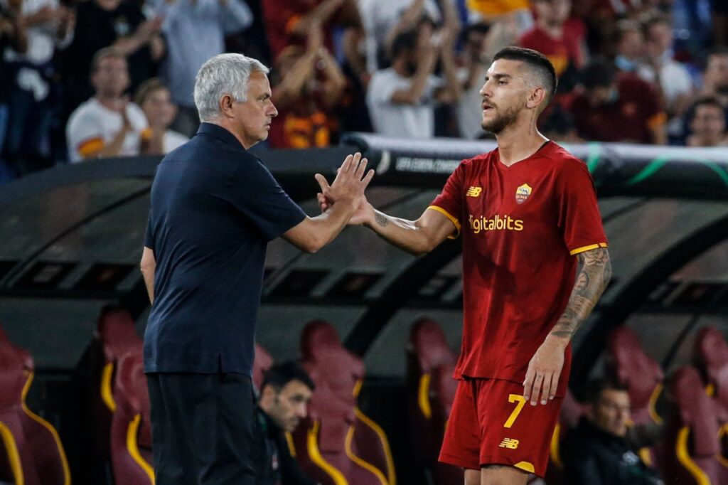 Lorenzo Pellegrini José Mourinho Roma