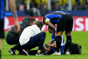 Henrikh Mkhitaryan Inter infortunio