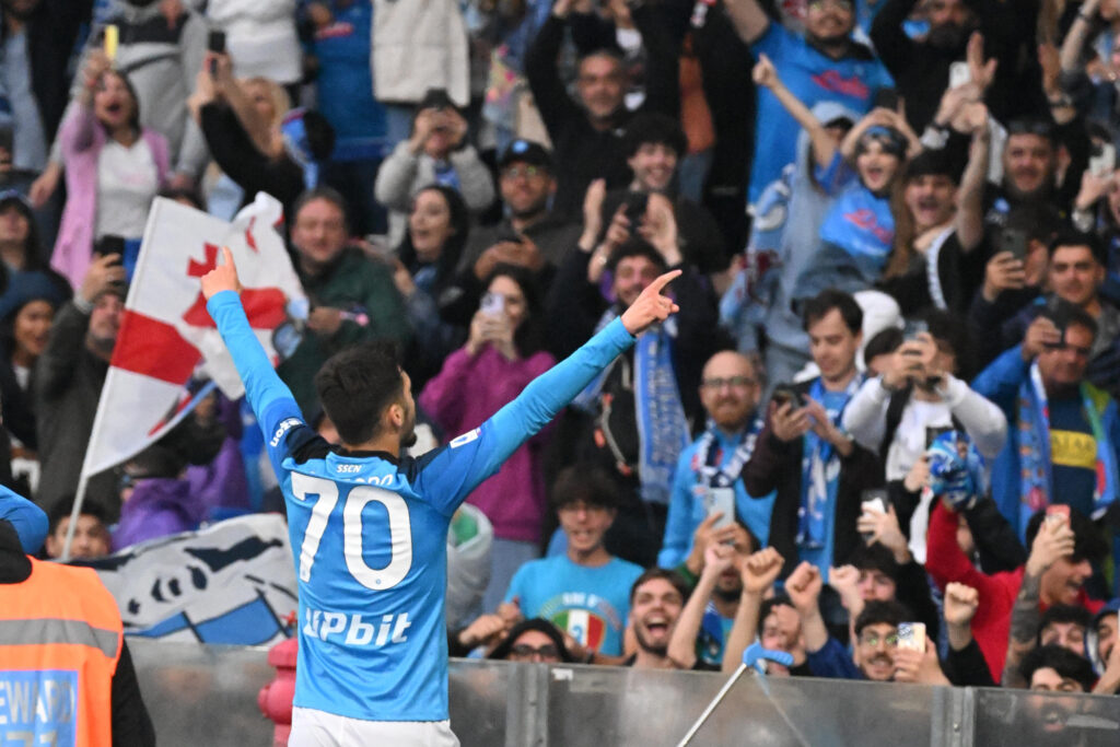 Gianluca Gaetano Napoli celebration