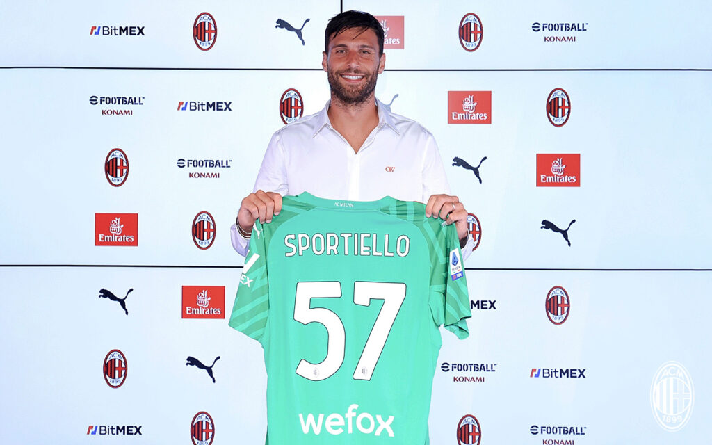 Marco Sportiello Milan presentation