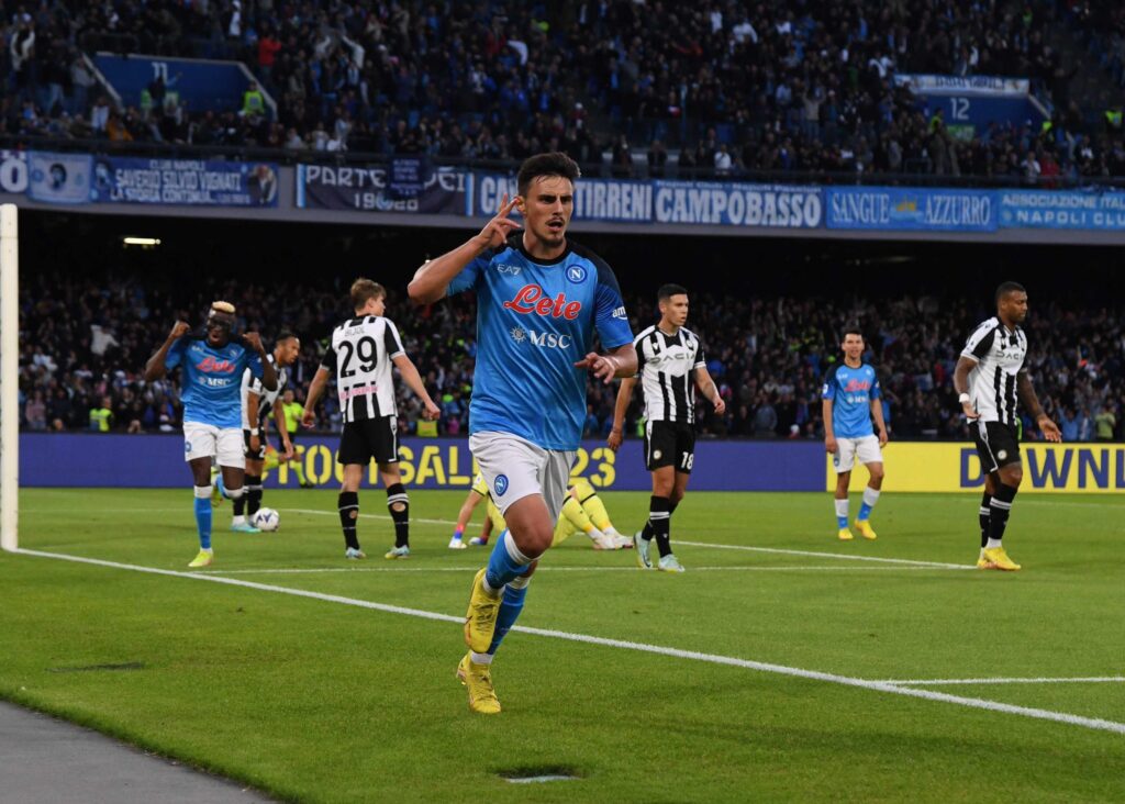 Eljif Elmas Napoli celebration 2