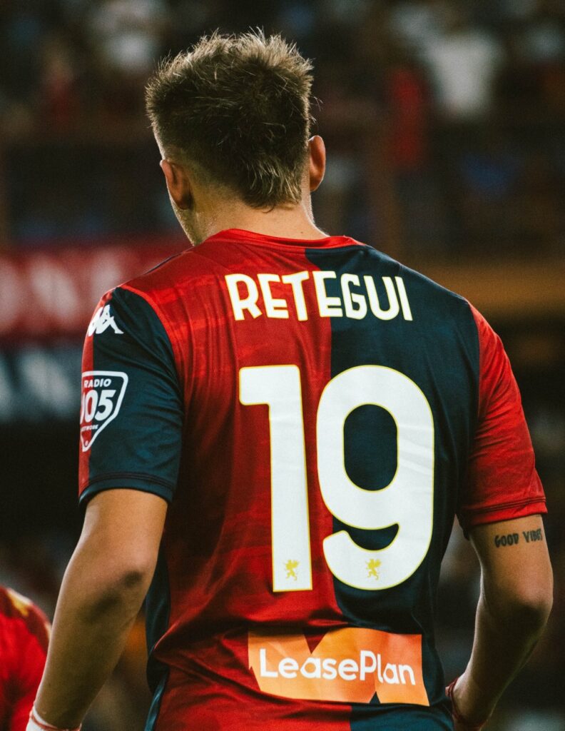 Mateo Retegui Genoa number shirt
