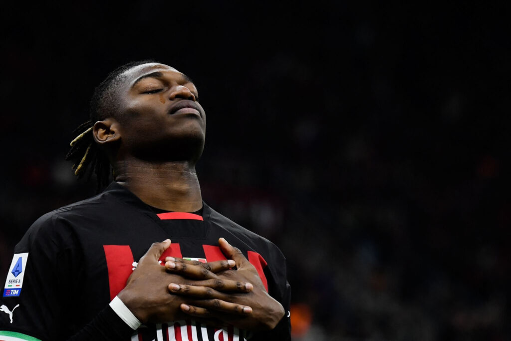 Rafael Leao Milan celebration 1