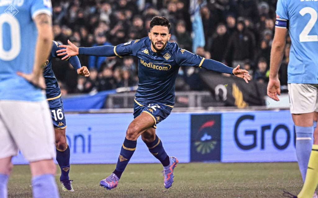 Nico Gonzalez Fiorentina celebration 2
