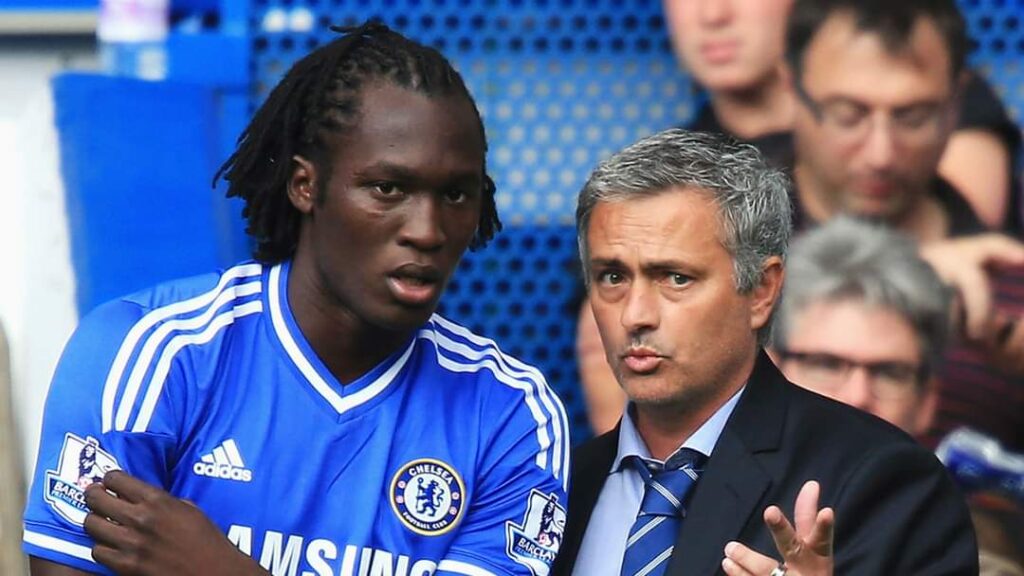 Lukaku Mourinho foto archivio
