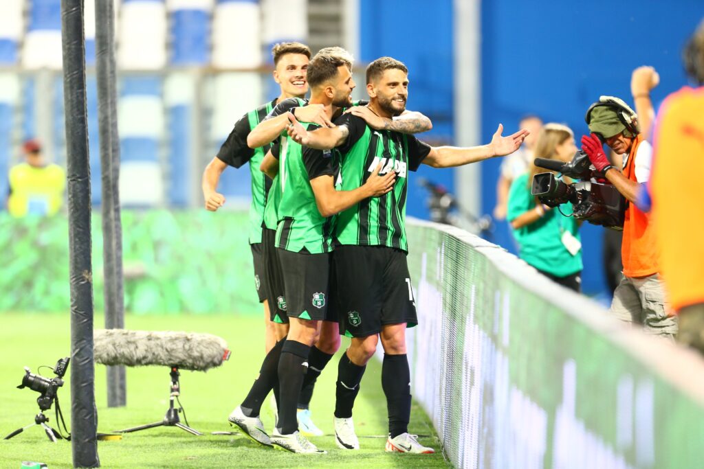 Domenico Berardi Sassuolo celebration