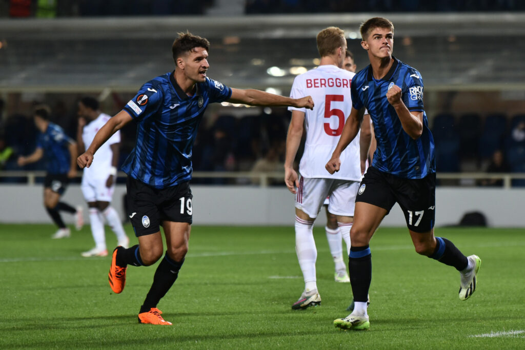 Charles De Ketelaere Atalanta celebration