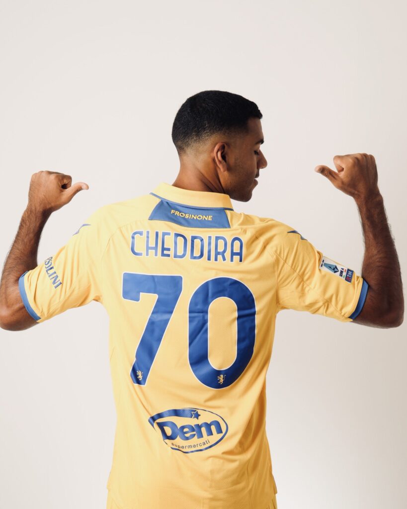 Walid Cheddira Frosinone number shirt