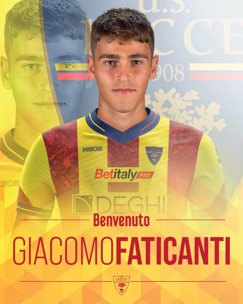 Giacomo Faticanti Lecce presentation
