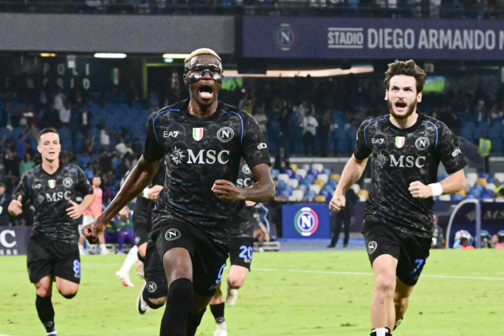 Victor Osimhen Napoli celebration