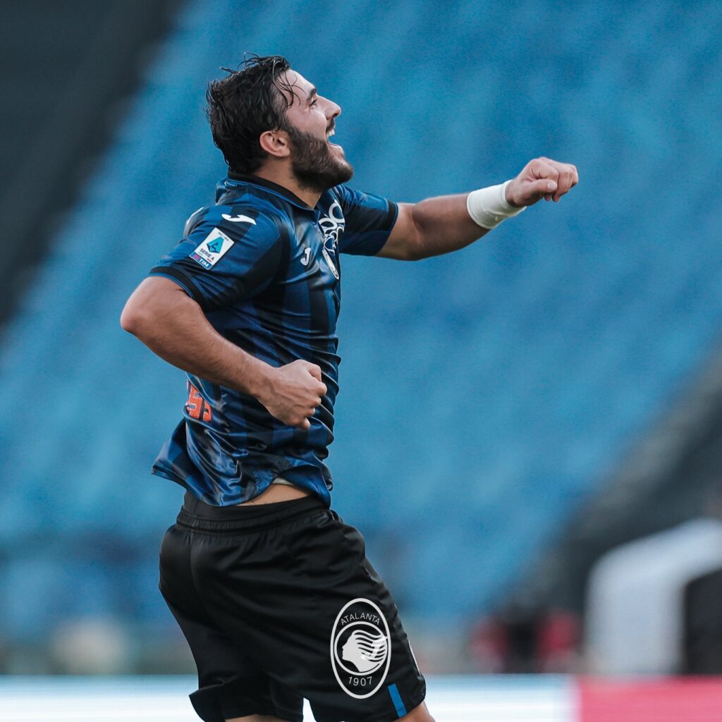 Sead Kolasinac Atalanta celebration