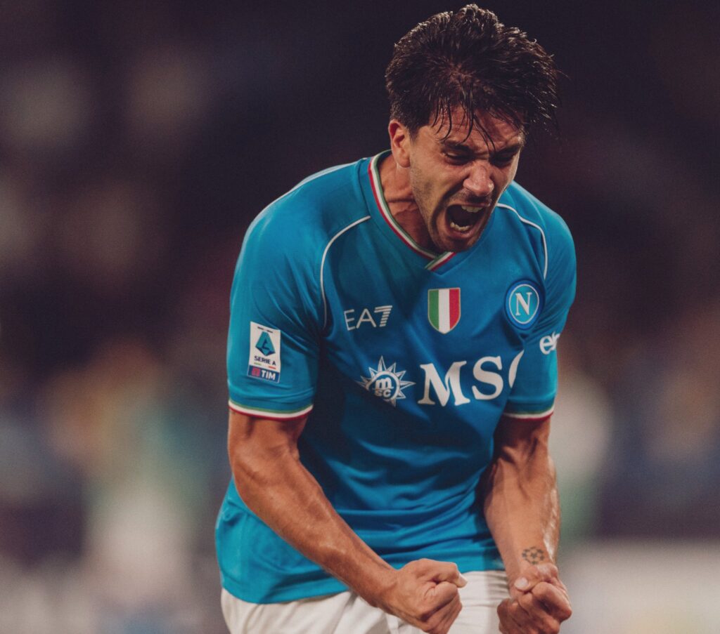 Giovanni Simeone Napoli celebration