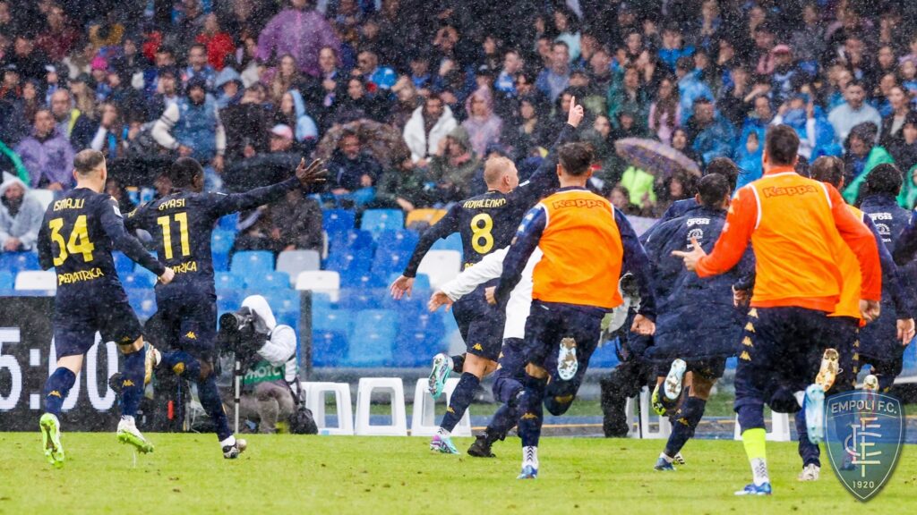 Viktor Kovalenko Empoli celebration