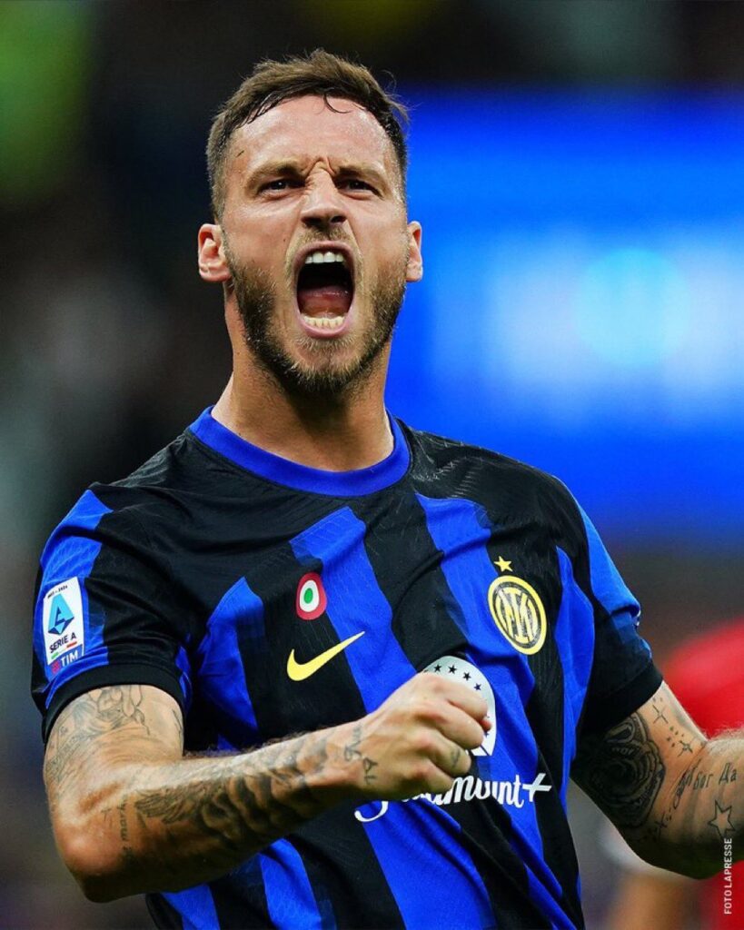 Marko Arnautovic Inter celebration