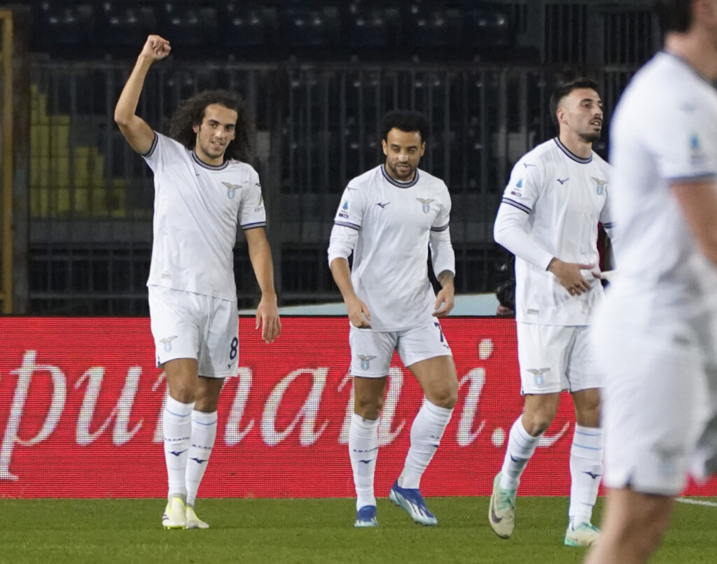 Matteo Guendouzi Lazio celebration