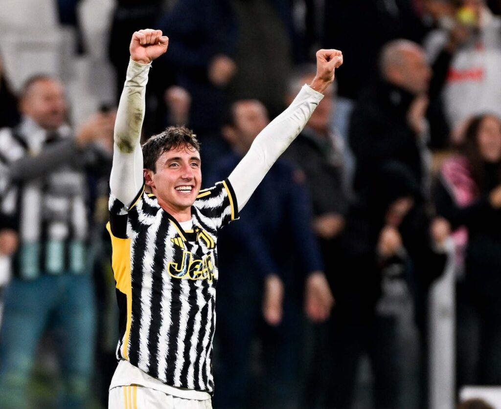 Andrea Cambiaso Juventus celebration