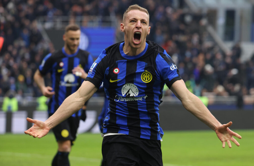 Davide Frattesi Inter celebration