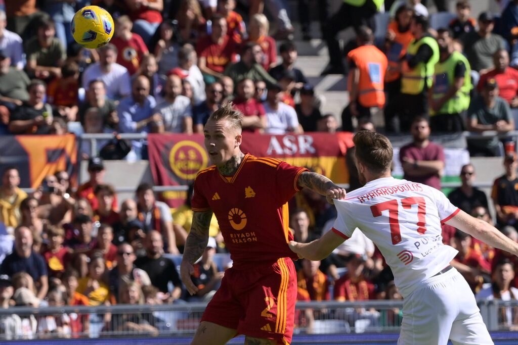Rick Karsdorp Roma Georgios Kyriakopoulos Monza duel
