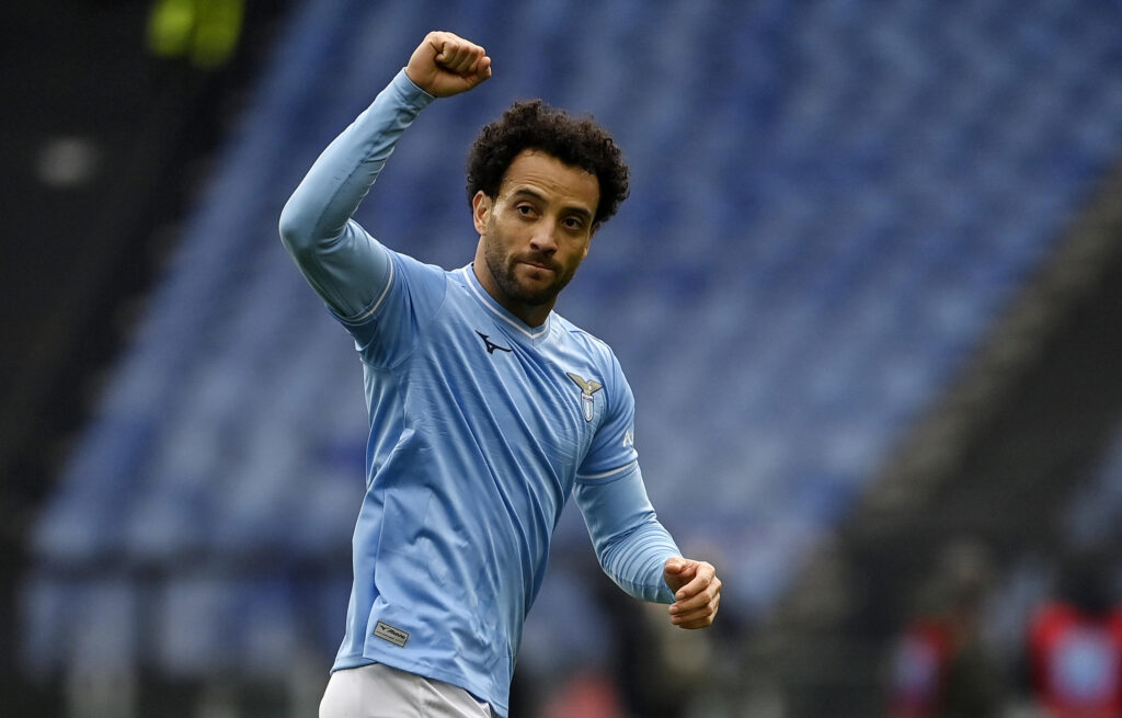 Felipe Anderson Lazio celebration