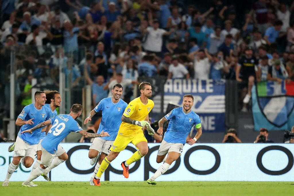 Ivan Provedel Lazio celebration