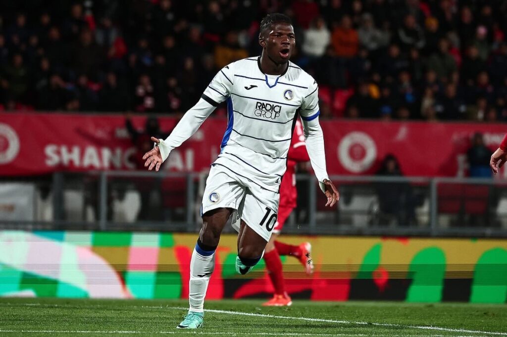El Bilal Touré Atalanta celebration