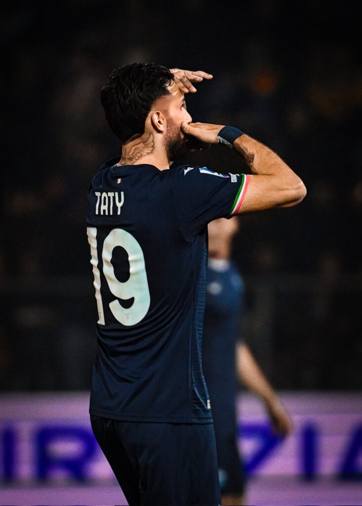 Valentin Taty Castellanos Lazio celebration 2