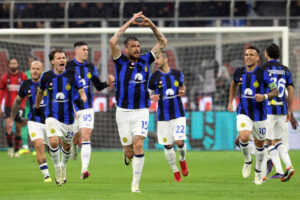 Francesco Acerbi Inter celebration