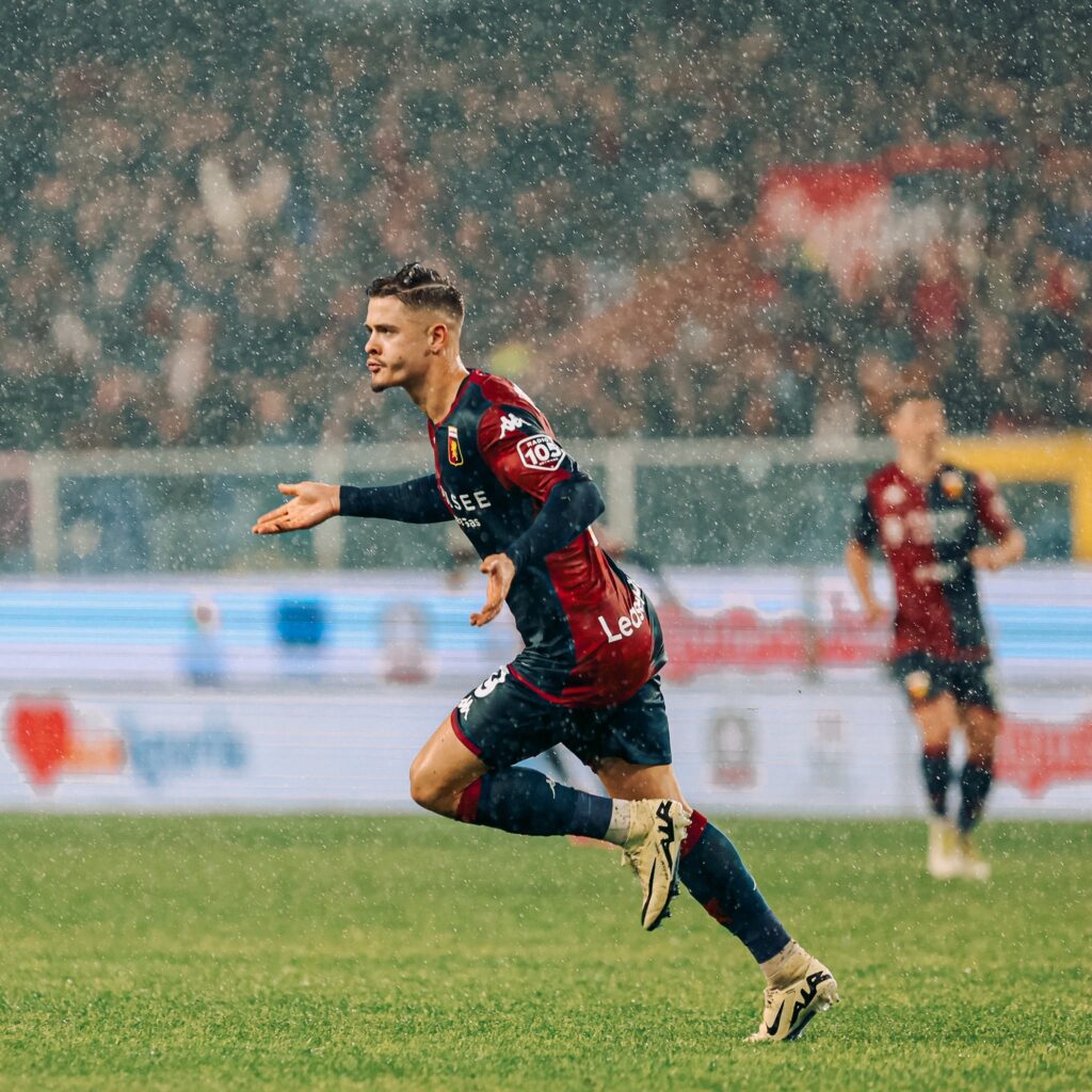 Vitinha Genoa celebration