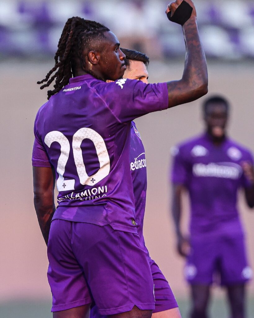 Moise Kean Fiorentina amichevole