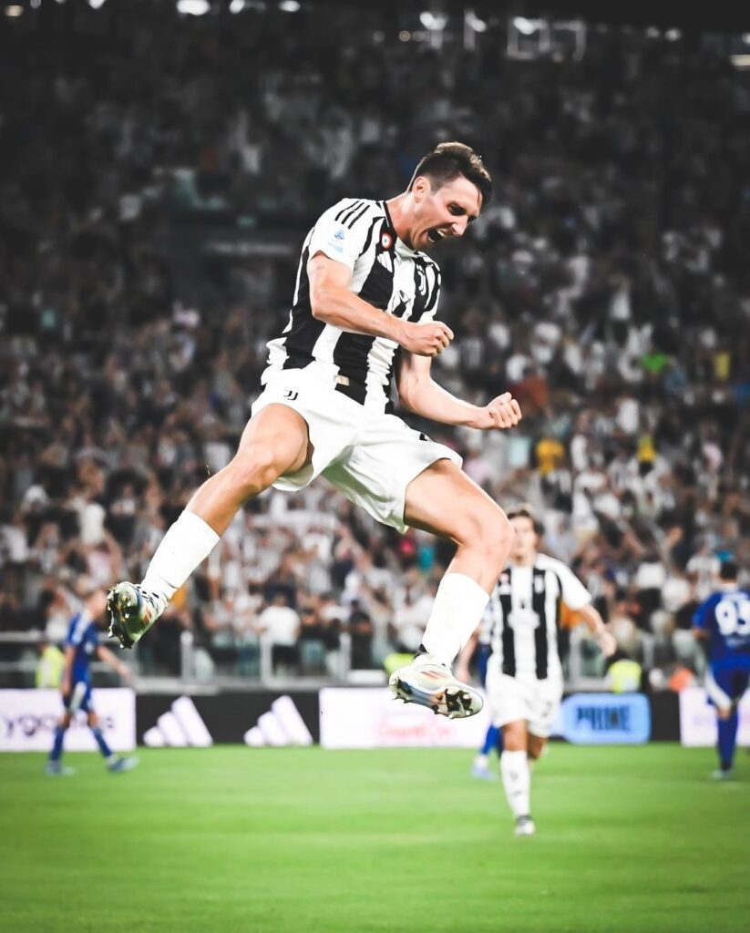 Andrea Cambiaso Juventus celebration