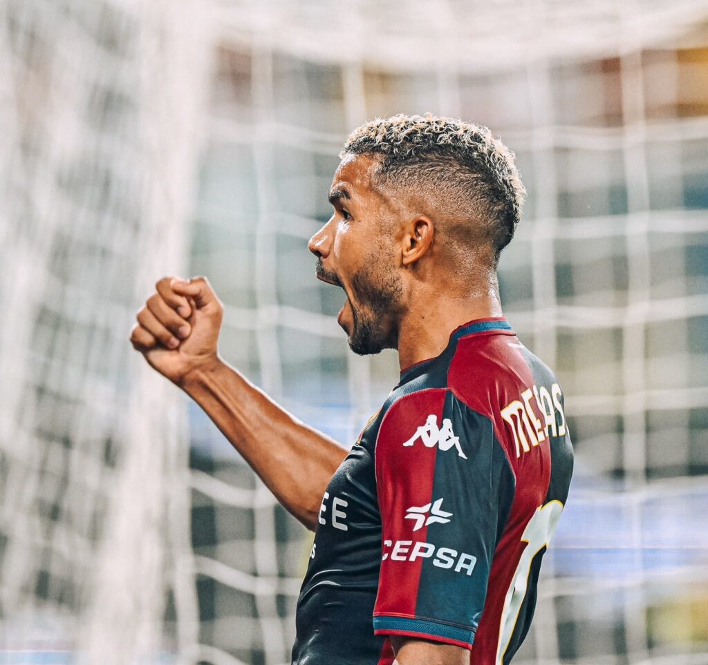 Junior Messias Genoa celebration
