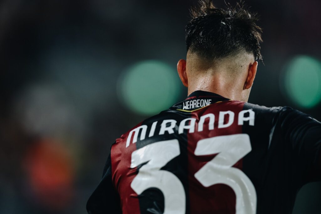 Juan Miranda Bologna number shirt