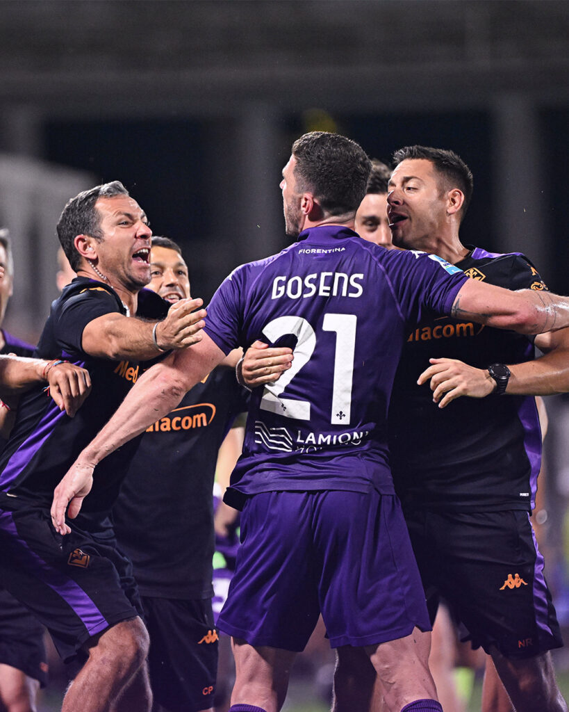 Robin Gosens Fiorentina celebration