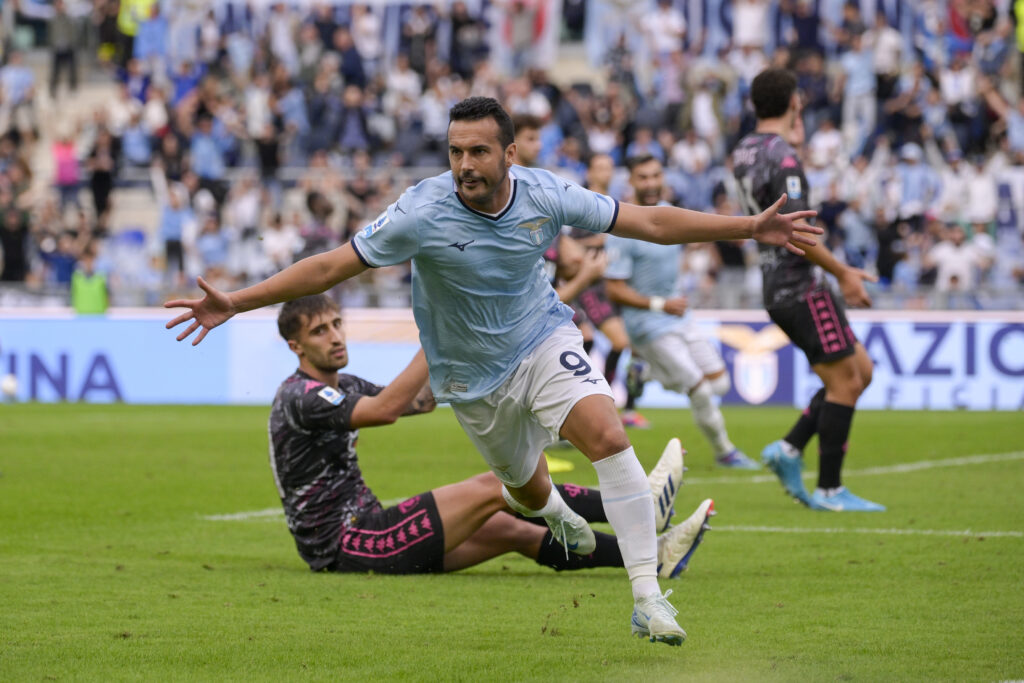 Pedro Lazio celebration