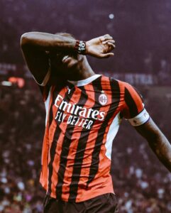 Rafael Leao Milan celebration