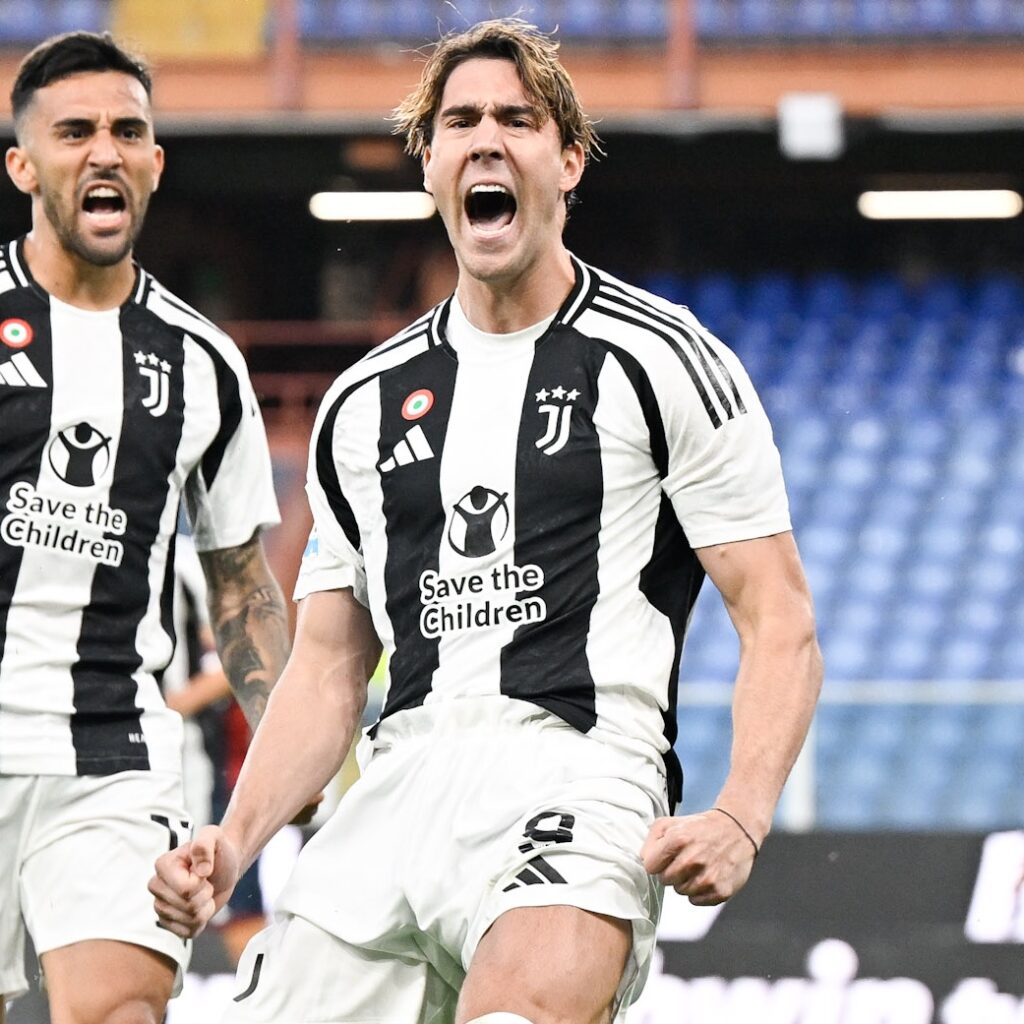 Dusan Vlahovic Juventus celebration