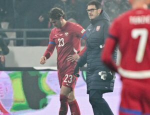 Dusan Vlahovic Serbia injury