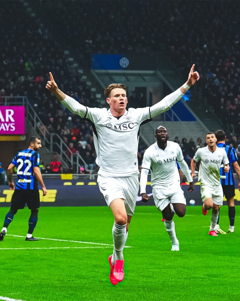 Scott McTominay Napoli celebration