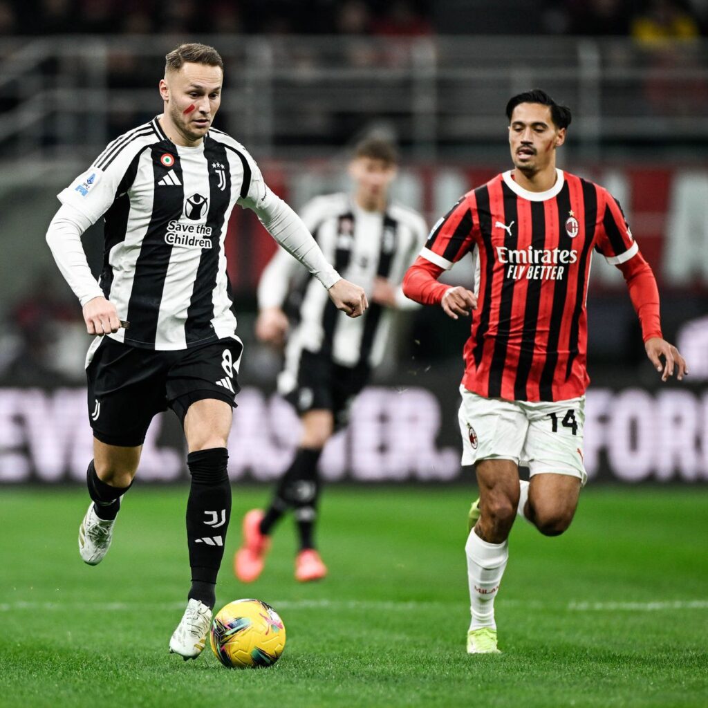 Teun Koopmeiners Juventus Tijjani Reijnders Milan duel