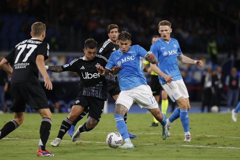 Mathias Olivera Napoli Gabriel Strefezza Como duel