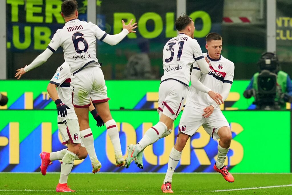 Emil Holm Bologna celebration
