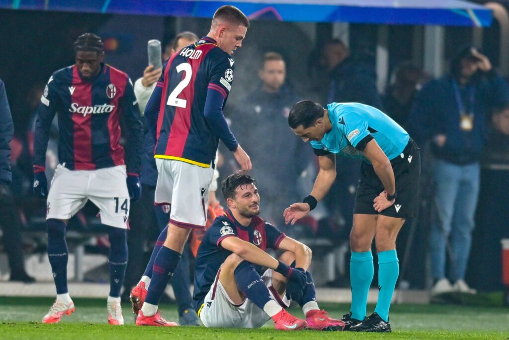 Riccardo Orsolini Bologna injury 1
