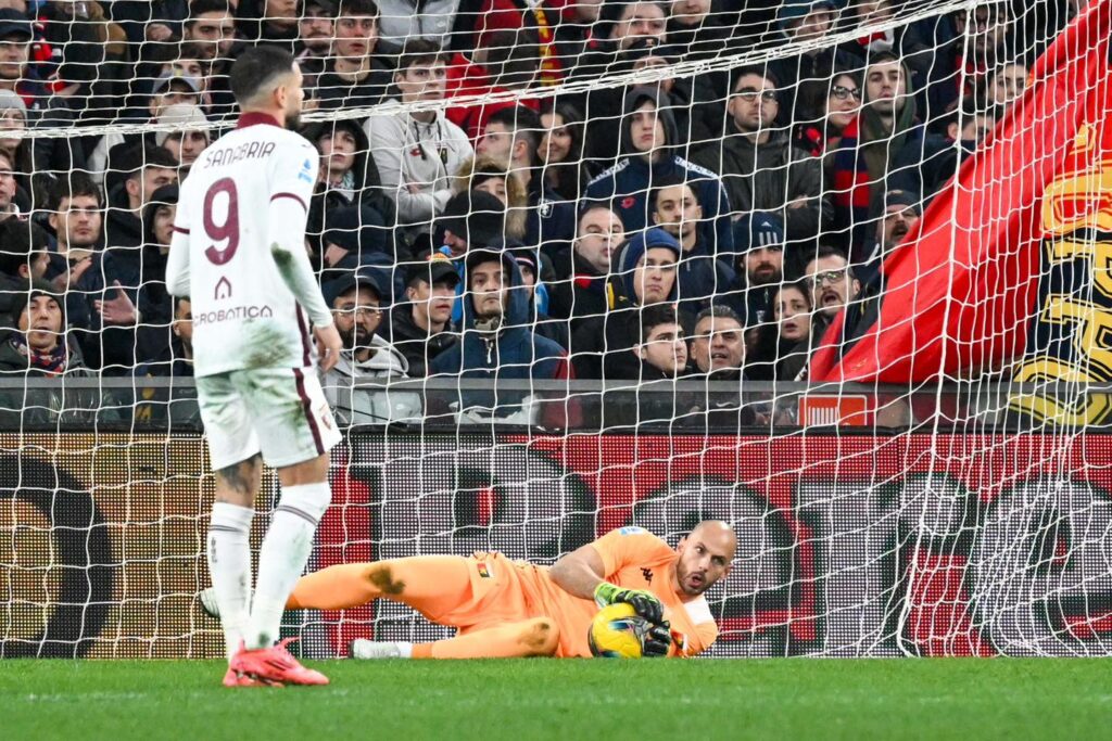 Nicola Leali Genoa saves