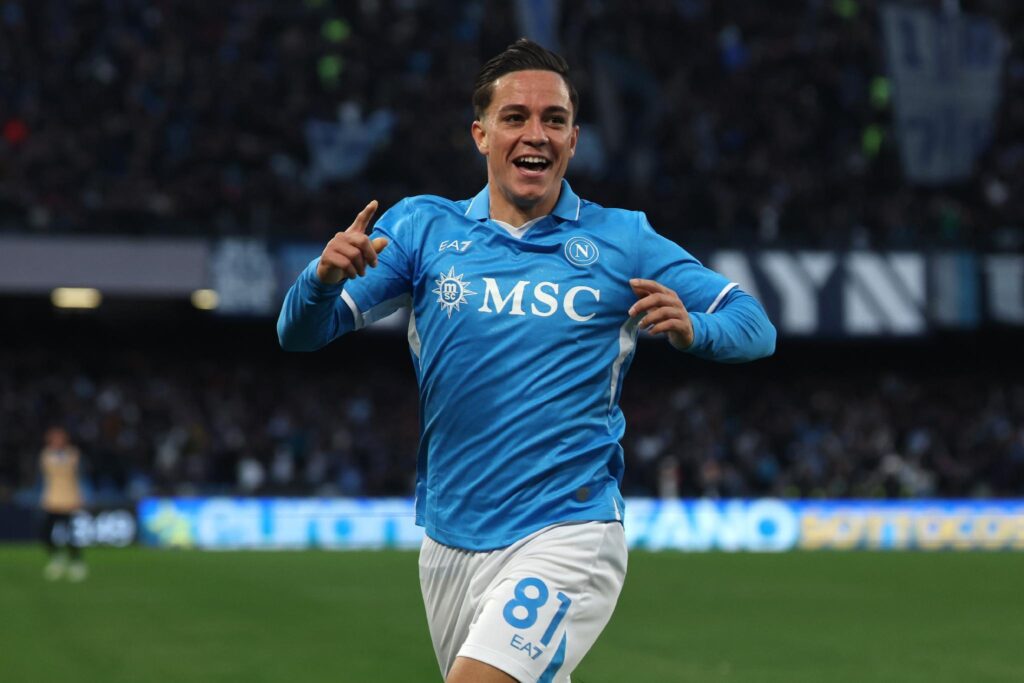Giacomo Raspadori Napoli celebration